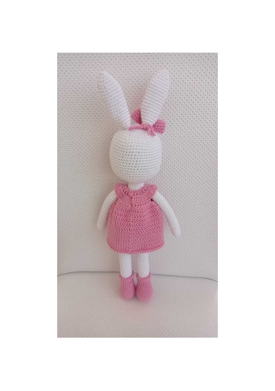 Pembeli Tavşan Amigurumi Örgü Oyuncak