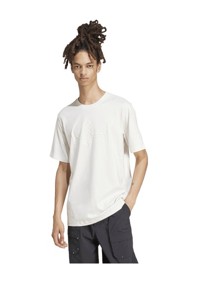 Adidas Q12 Monogram Erkek Spor Tişört - Jp4415 Krem