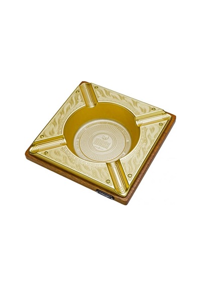 Lubinski Metal Ahşap Puro Küllüğü Gold 4lü 5538at