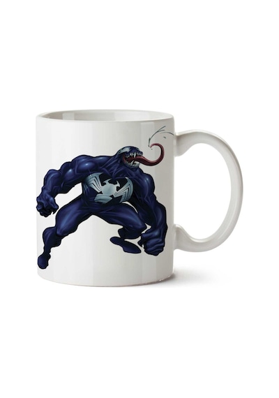 Venom Ultimate Spider Man Eddie İki Tarafı Baskılı Kupa Bardak Çok Renkli