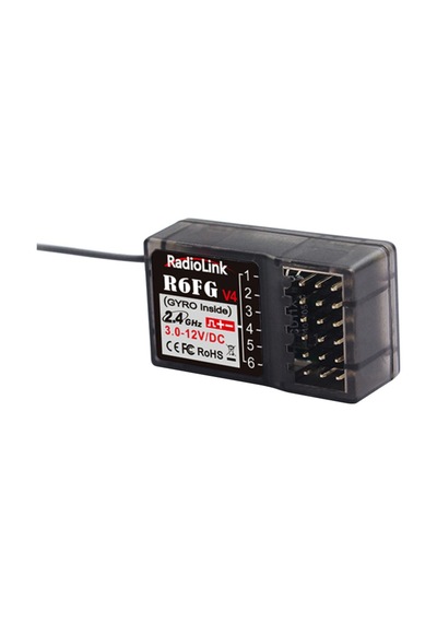 Leezsing Radiolink R6fg V4 2.4g 6ch Fhss Alıcı Jiroskopu Rc6gs V2/rc4gs V2/t8s/t8fb Rc Verici İçin