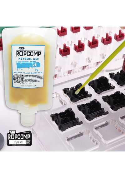 Ropcomp Keyboil Mekanik Klavye Tuş Yay Yağı K50 Mekanik Klavye Tuş Bakım Yağı