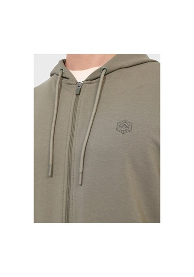 Lumberjack 6w Mb Sn72 Fz Hod 6pr Erkek Yeşil Sweatshirt - 102697004 Haki