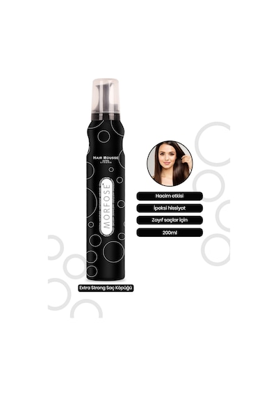 Morfose Extra Strong Köpük 200 Ml 3 Adet