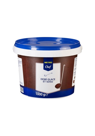Metro Chef Demi Glace Sos 1 Kg - Yoğun Aromalı Fransız Lezzeti 6'li Avantaj Paketi - 6 Adet Tarı