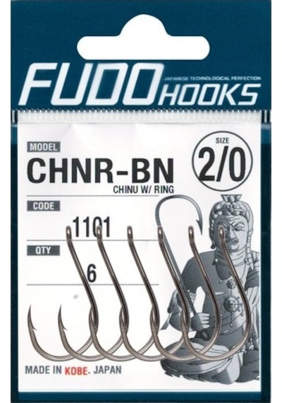 Fudo 1101 Chinu W/ring Black Nickel No : 2/0