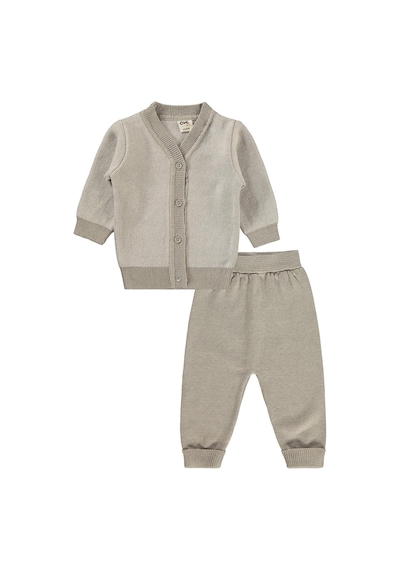 Civil Baby Hırkalı 6-18 Ay Takım - Gri