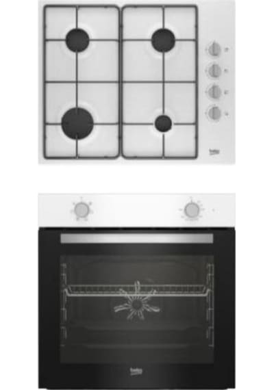 Eco Beko BFM 310 B - Bomd D 6110 EB Beyaz Ankastre Set
