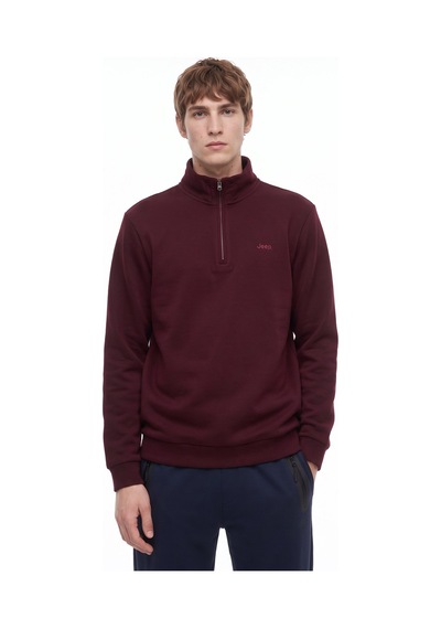 Jeep Bordo Erkek Sweatshirt J5wm-swt7222