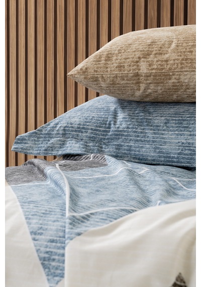 Cotton Box Modern Tek Kişilik Nevresim Takımı Axis İndigo