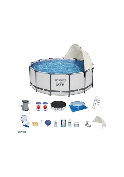 Bestway Gölgelikli Prefabrik Havuz Seti 427x122cm BW549 5612X