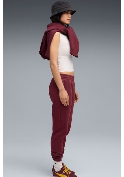 Puma Ess No. 1 Logo Kadın Eşofman Altı Bordo