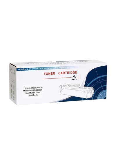 Kyocera Uyumlu Tk-5240-1t02r7anl0-m5026-m5526-mc3326 Sarı Uyumlu  Toner 5000 Baskı