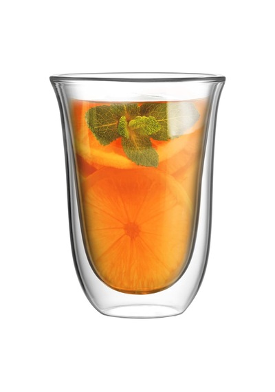 Firenze Çift Duvarlı Cam Bardak 300ml 2'li Set