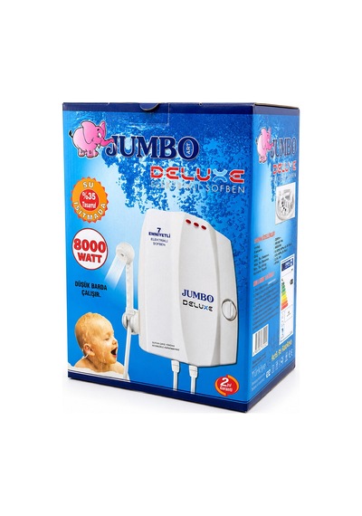 Jumbo Beyaz Elektrikli Şofben 7.500-9000w 5728