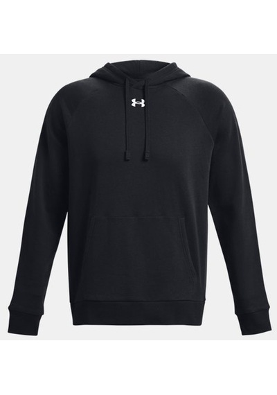 Under Armour Erkek UA Rival Fleece Kapüşonlu Üst 1379757-001 Siyah - Beyaz