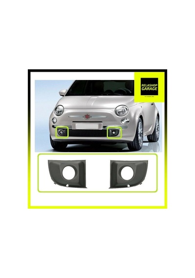 Fiat 500 Ön Sis Lamba Kapağı Sisli Sağ 2007/tüv Oem No: 735455049