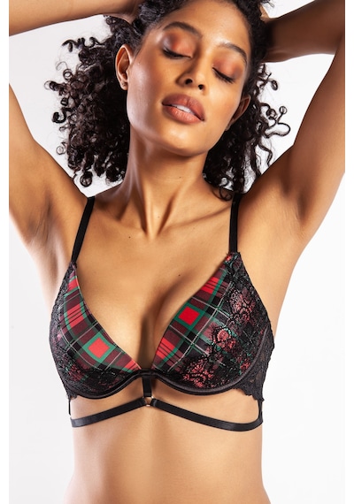 Lenaca Gusto Foam Cup Push Up Bra,siyah Renk Konforlu Ve Şık Sütyen Çok Renkli