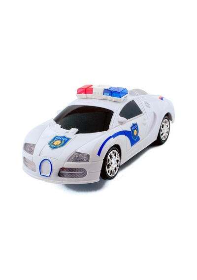 Ap-44 Dönüşen Robot Olan Oyuncak Polis Arabası Çarp Ve Devam Et