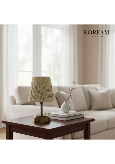 Krem Hazeran Görünümlü Başlık Kablosuz Pilli Masa & Gece Lambası Çok Renkli 86214833