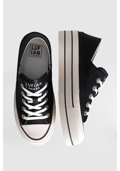 Lufian Pamela Kadın Sneaker Ayakkabı Siyah Siyah 121230091100100