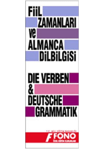 Almanca Fiil Zamanları ve Dilbilgisi Tablosu- Fono Yayınları