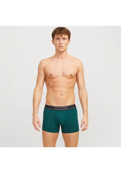 Jack & Jones Jack&jones Aiden Solid 3'lü Erkek Boxer Çok Renkli