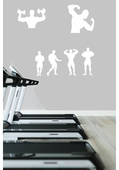 Spor Salonu Dekoratif Duvar Sticker. (30 Cm 1 Adet)