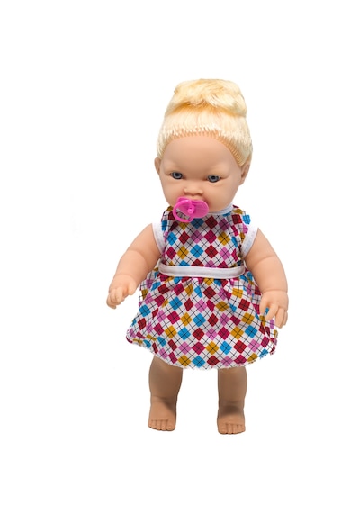 Ağlayan Bebek Oyuncak Et Bebek Emzikli 35 Cm