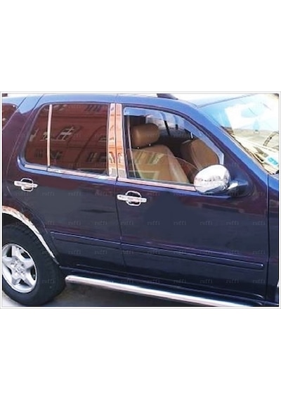 Mercedes Benz Ml W163 Krom Cam Çıtası 6 Prç. 1998-2005 P. Çelik