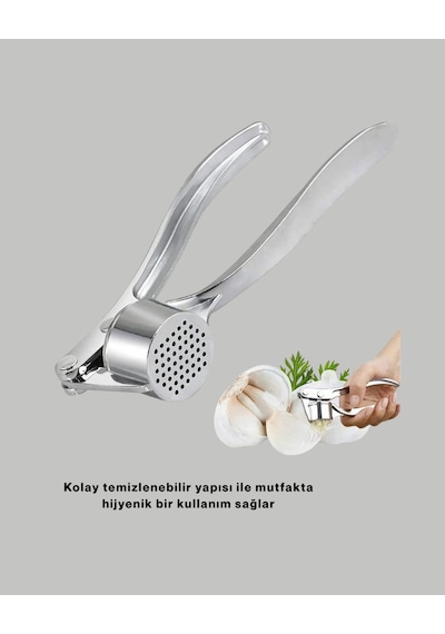 Profesyonel Sarımsak Ezici Sağlam Yapı Ve Rahat Kavrama Çok Renkli