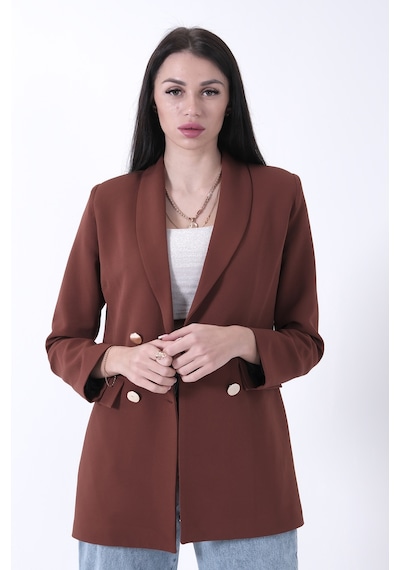 Feminist Kahve Vatkalı Astarlı Ceket 3971156.05 Kahve Kahverengi