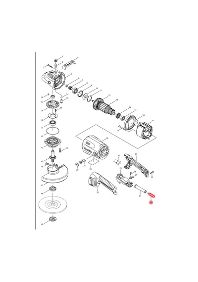 Makita GA7020 Kablo - Fiş Ürün Kodu 695107-1