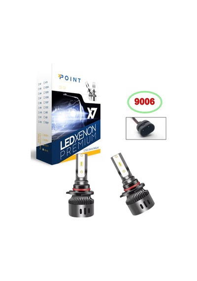 X7 Premium Led Xenon 9006/hb4 Mini Slim Şimşek Etkili Garantili Beyaz