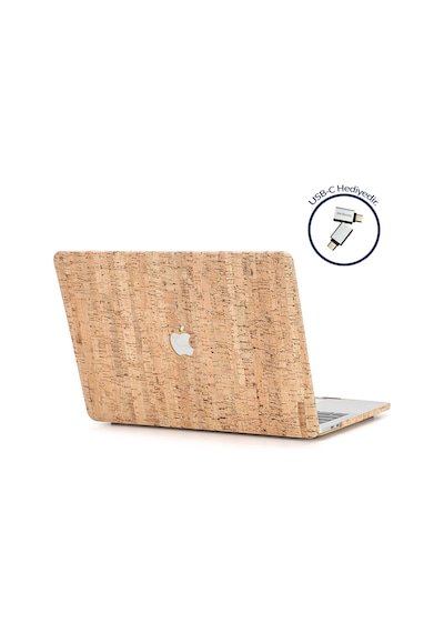 McStorey Apple Uyumlu MacBook Air ile Kılıf M1 HardCase A1932 A2179 A2337 Wood02