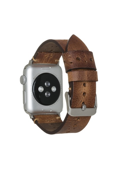 Apple Watch Uyumlu Deri Kordon 38-40-41mm Delikli Taba Diğer