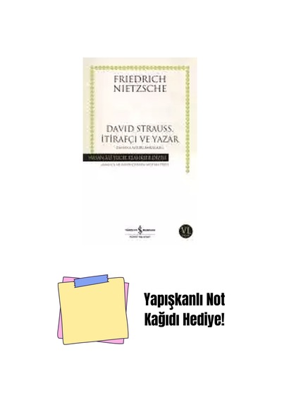 David Strauss, İtirafçı Ve Yazar Zamana Aykırı Bakışlar-1 + Yapışkanlı Not Kağıdı