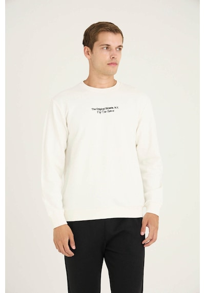 Kly Erkek O.yaka Eşofman Takım Modern Tasarım 7216 Ekru/2xl