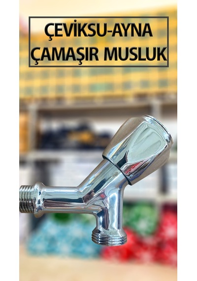 Çevik Su Ayna Model Çamaşır Makinası Musluğu Çamaşır Makinaları Bağlantı Hortumlarına Uyumludur