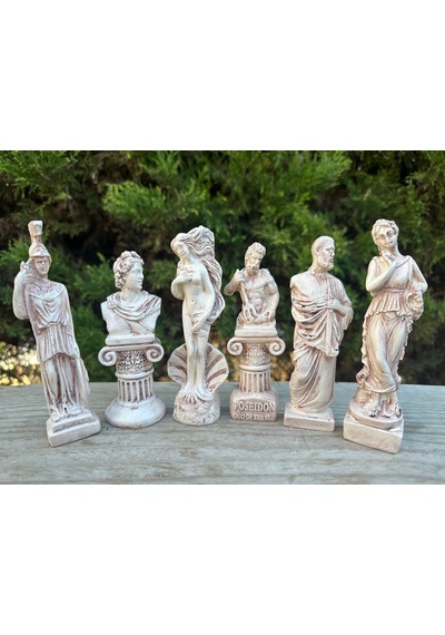 İmosas Yunan Mitoloji Heykel 6lı Set