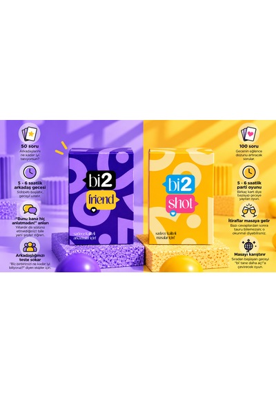 Bi2friend & Bi2shot Arkadaş Kart Oyunu Gerçek Shot Oyunu Yılbaşı Oyunu