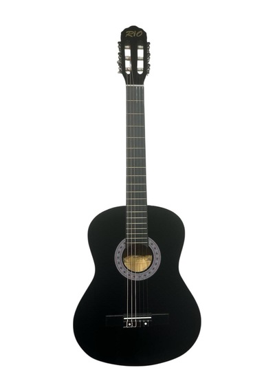 4/4 Tam Boy Siyah Klasik Gitar Akort Cihazı Kılıf Kapo Askı Pena Sticker Çevirici