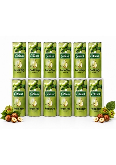 Çotanak Fındık Yağı 1 L X 12 Adet