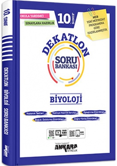 10. Sınıf Biyoloji Dekatlon Soru Bankası -  Ankara Yayıncılık
