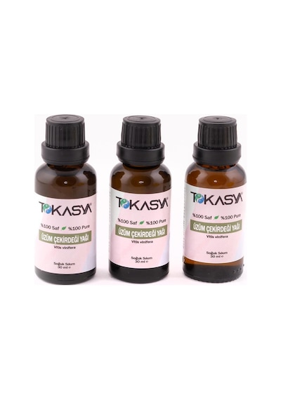 Tokasya Üzüm Çekirdeği Yağı 3 x 30 ML