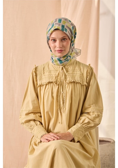 Silk Home Soft Eşarp 73096-24 Gümüş, Yeşil, Fıstık Yeşili, Füme
