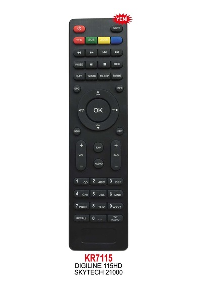 Digiline 115 Hd Uydu Cihazı Kumandası