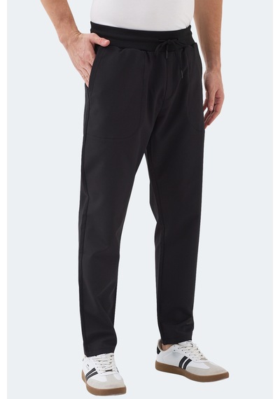 Slazenger Manus Erkek Siyah Eşofman Altı Siyah