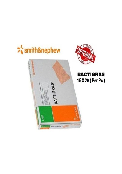 Bactigras Parafinli Antiseptik Tül Sargı Yara Bakım Örtüsü 15cm X 20cm 40 Adet S K T 2027 Ref 7461