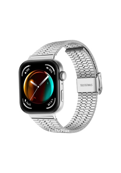Huawei Watch Fit 3 Kordon Pul Dizayn Metal Kordon Balık Sırtı